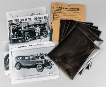 32 CHRYSLER NEGATIVES AND PHOTO PRINTS