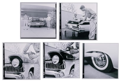 66 VINTAGE FORD INSTRUCTIONAL CLEANING NEGATIVES AND PRINTS