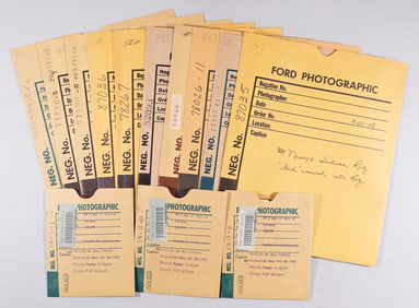 VINTAGE TRUMAN AND FORD NEGATIVE AND PHOTO PRINTS