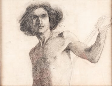 THREE MALE AND FEMALE FIGURE STUDIES