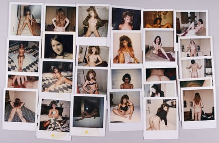 26 VINTAGE ADULT NUDE EROTIC POLAROIDS