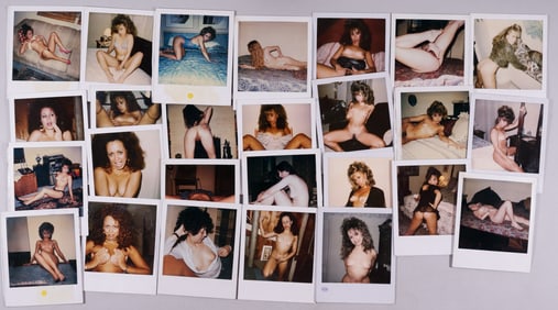 26 VINTAGE ADULT NUDE EROTIC POLAROIDS