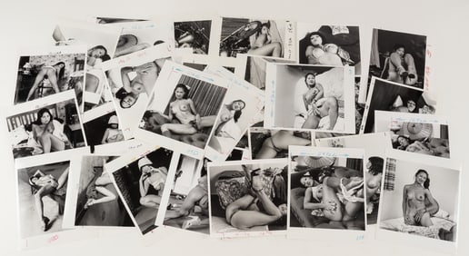 35 VINTAGE ADULT EROTIC PHOTOGRAPHS OF ASIAN NUDES