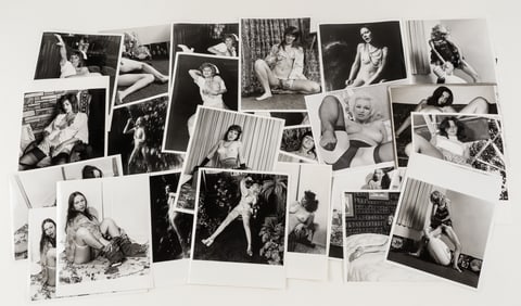 34 VINTAGE ADULT EROTIC PHOTOGRAPHS