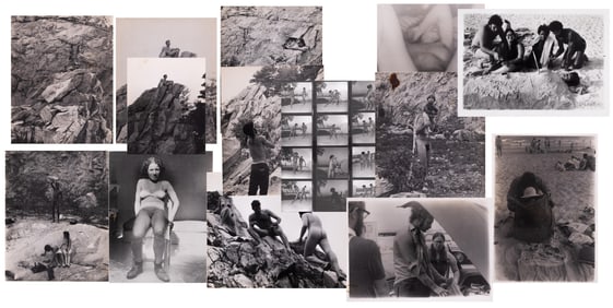 16 NUDE HIPPIE SILVER GELATIN PRINTS