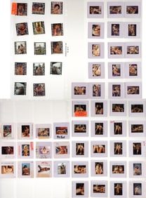 62 ADULT NUDE EROTIC COLOR SLIDES WOMAN ON WOMAN