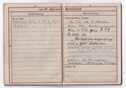 WWII WEHRPASS FOR A SUSPECTED JEW