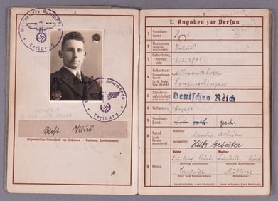 WWII GERMAN WEHRPASS [EASTERN FRONT]