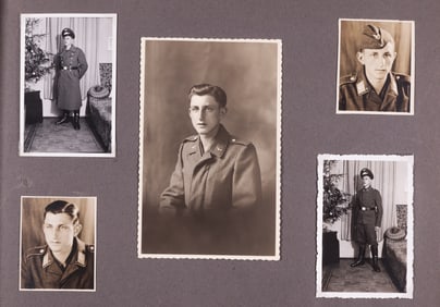 WWII LUFTWAFFE LEATHER PHOTO ALBUM