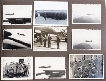 WWII GERMAN LUFTWAFFE PHOTO ALBUM [247 PHOTOGRAPHS]
