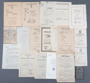 THIRD REICH DOCUMENT AND EPHEMERA COLLECTION
