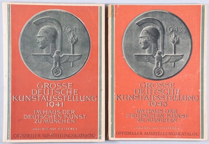 2 GREAT GERMAN ART EXHIBITION CATALOGS 1941 + 1943