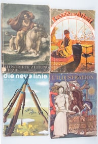 4 WWII GERMAN MAGAZINES
