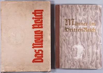 2 GERMAN THIRD REICH CIGARETTE CARD ALBUMS