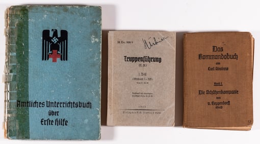 GERMAN WWII OFFICIAL RED CROSS FIRST AID BOOK