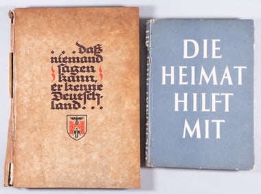 2 THIRD REICH GERMAN BOOKS