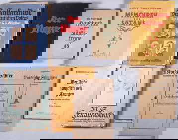 8 WWII GERMAN RACE AND CULTURE BOOKS AND PAMPHLETS