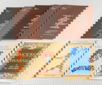 8 VINTAGE RHODESIAN HISTORY BOOKS