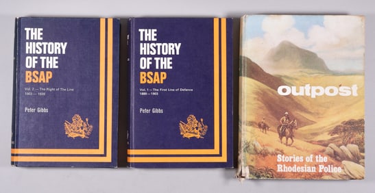 3 BRITISH SOUTH AFRICA POLICE REFERENCE HISTORY BOOKS