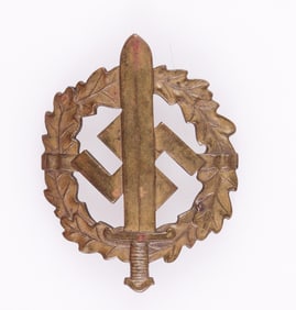 WWII GERMAN SA SPORTS BADGE IN GOLD