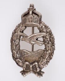 IMPERIAL GERMAN RETIRED PILOTS BADGE C.E. JUNCKER