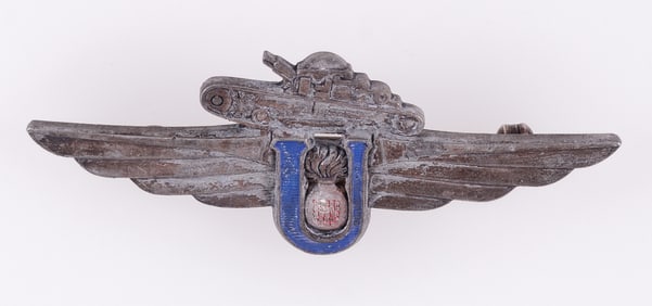 WWII CROATIAN USTASE TANK BADGE BRACA KNAUS