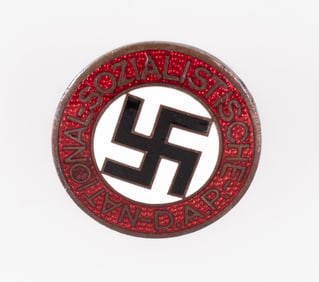 RARE NAZI PARTY BADGE WILHELM BORGAS