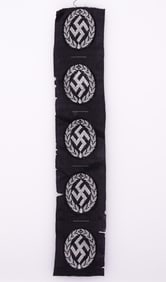 5 UNCUT WWII GERMAN SCHUMA FIELD CAP INSIGNIA