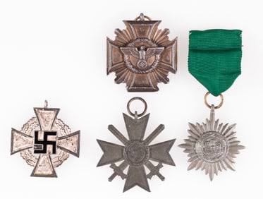 4 WWII GERMAN MEDALS