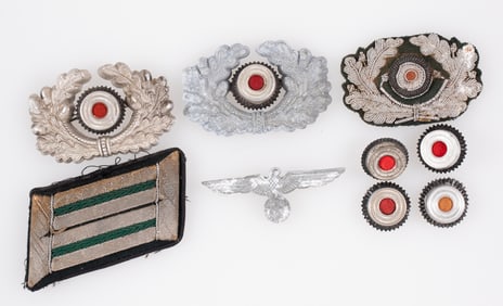 9 WWII GERMAN INSIGNIA