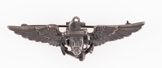 WWII US NAVY AERIAL PHOTOGRAPHER STERLING WINGS