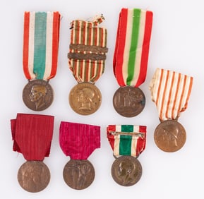 7 ITALIAN BADGES, MEDALS, AND INSIGNIA