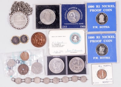 25 RHODESIA AND SOUTH AFRICA COMMEMORATIVE COINS