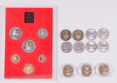 BRITISH & SOUTH AFRICAN COMMEMORATIVE COINS