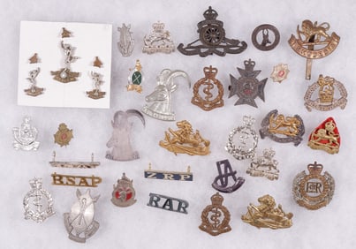 30 RHODESIAN INSIGNIA BADGES