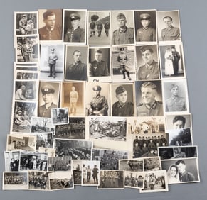 55 WWII WEHRMACHT SOLDIER PHOTOGRAPHS