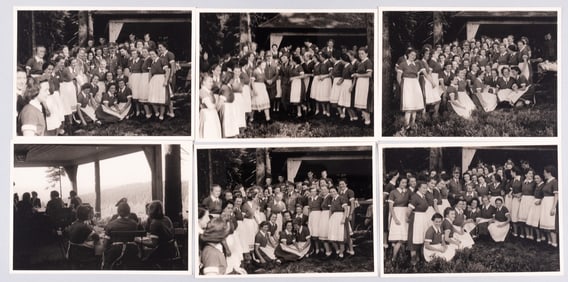 ADOLF HITLER PHOTOGRAPHS WITH WOMEN OF TH RAD