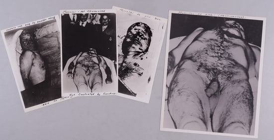 4 BENITO MUSSOLINI EXECUTION PHOTOS