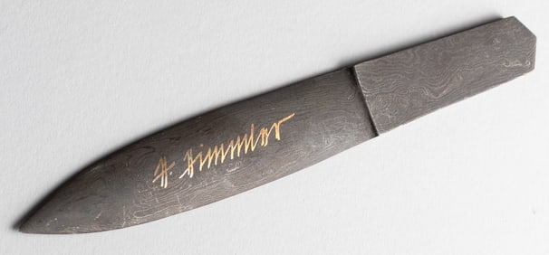 HEINRICH HIMMLER WAFFEN-SS DAMASCUS STEEL LETTER OPENER