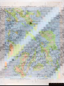 WWII US AIR FORCE ESCAPE MAP