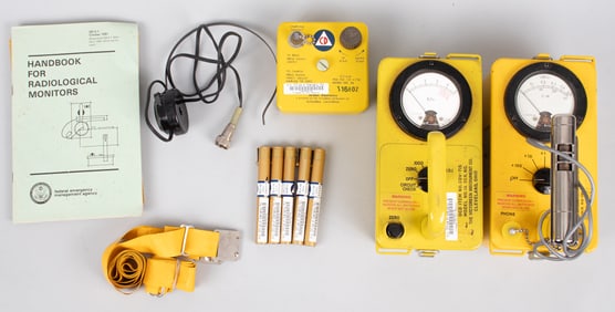 COLD WAR ERA CIVILIAN DEFENSE GEIGER COUNTER