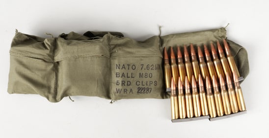 VIETNAM WAR ERA AMERICAN .308 FULL BANDOLIER