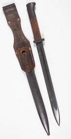 WWII CZECH MAUSER VZ 24 BAYONET W/ GERMAN FROG