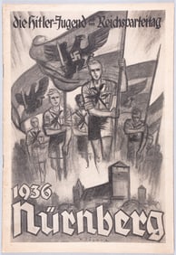 THE HITLER YOUTH AT THE REICH PARTY RALLY NUREMBERG 1936
