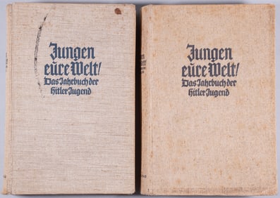 2x HITLER YOUTH YEAR BOOKS - JUNGEN EURE WELT
