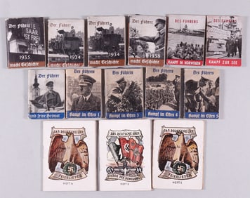 11 ADOLF HITLER MINI BOOKS + 3 SONG BOOKS