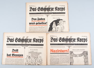 3 DAS SCHWARZE KORPS SS NEWSPAPERS
