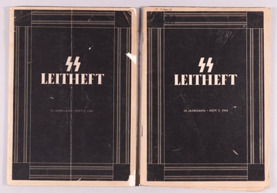 2 WWII GERMAN SS-LEITHEFTS