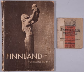 2 GERMAN THIRD REICH BOOKS WITH SS INSCRIPTIONS