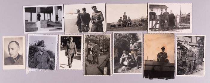 11 WWII GERMAN WAFFEN-SS PHOTOS